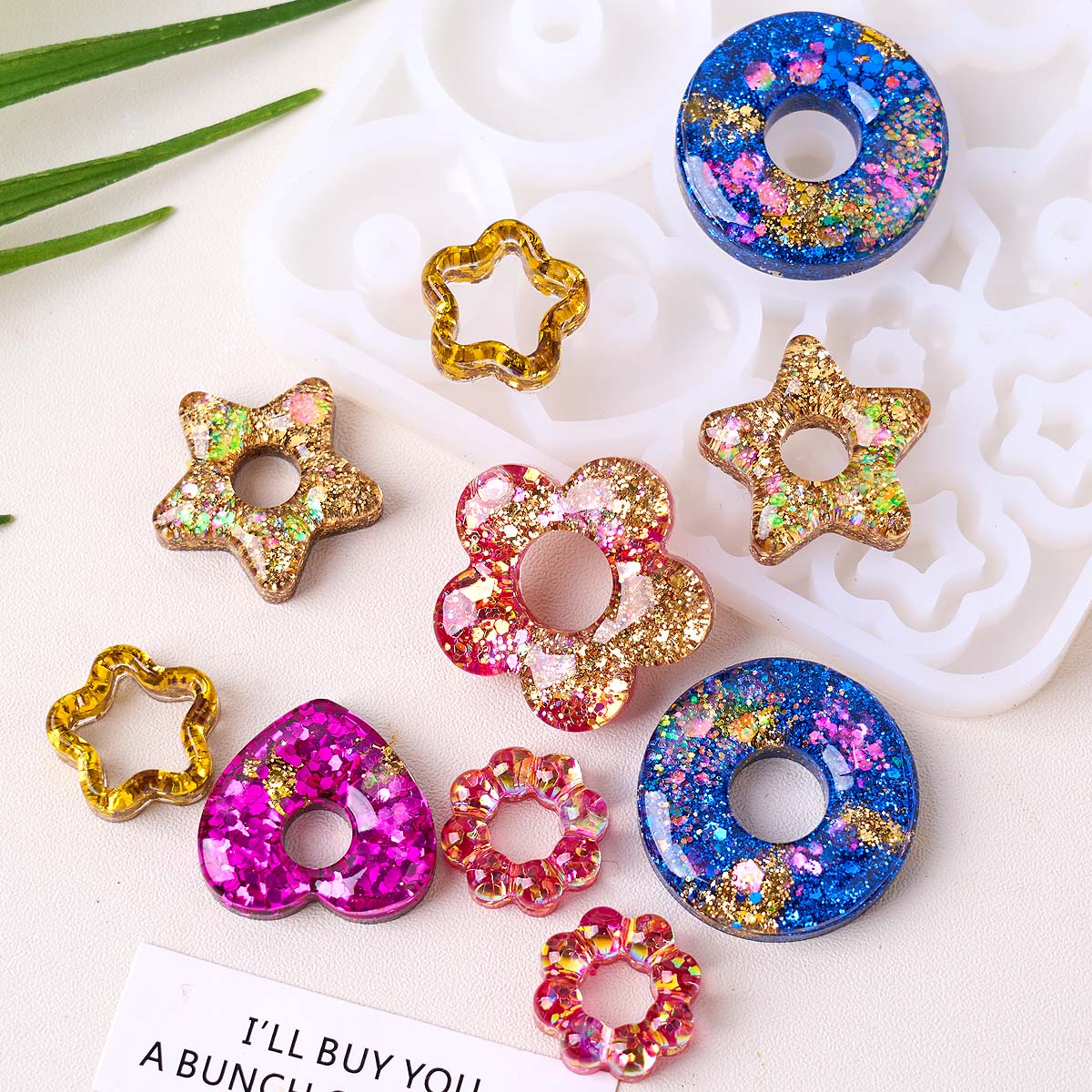 Resin Mold Jewelry - Cetakan Silikon Perhiasan Multifungsi DIY Buatan