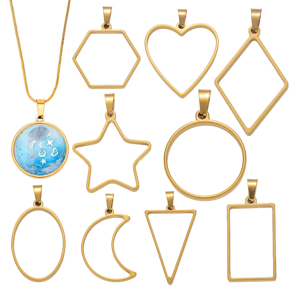 Resin Mold Jewelry - 5 pcs Cetakan Resin Stainless Steel