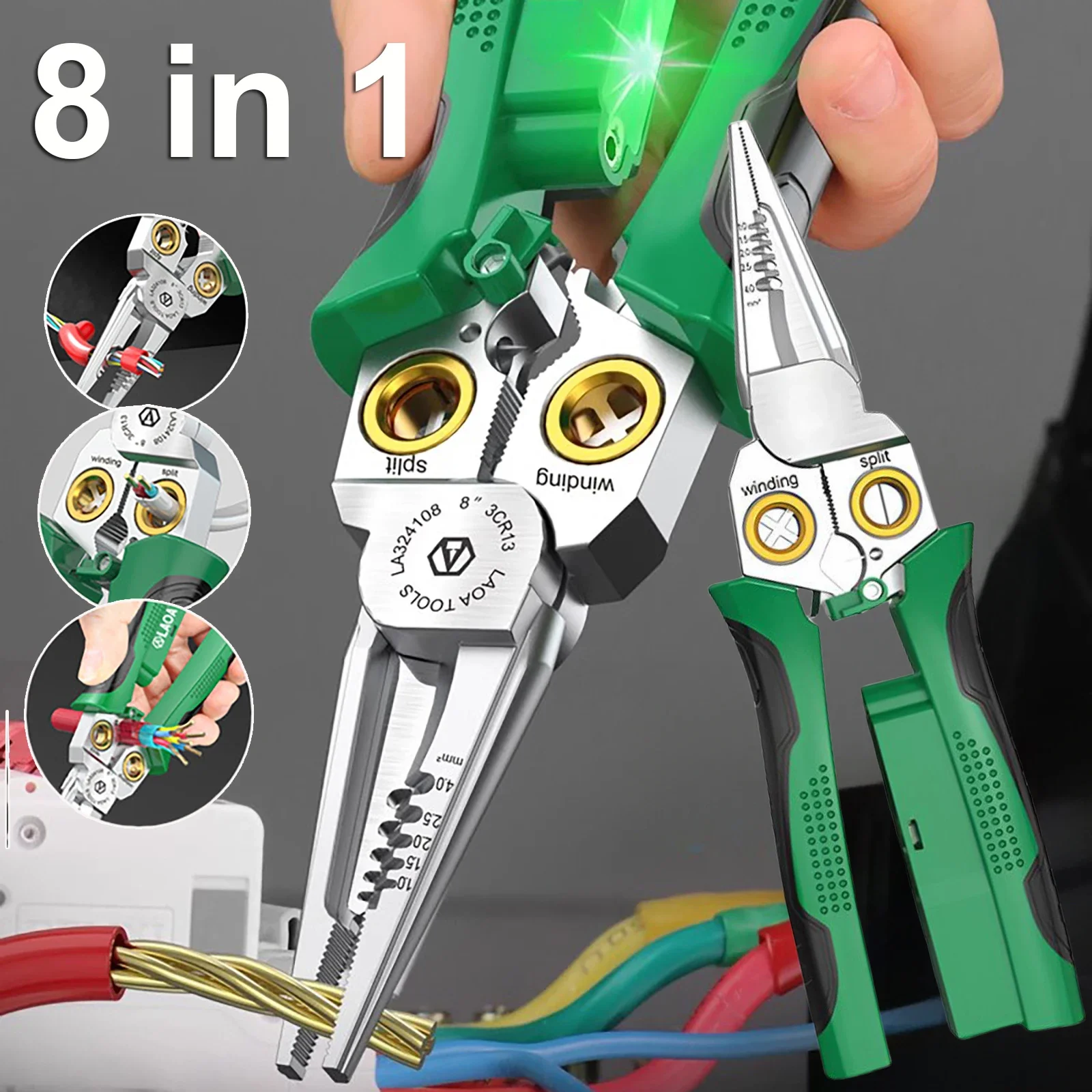 Jewelry Making Needle Nose Pliers - Tang hidung jarum pengupasan kawat baja