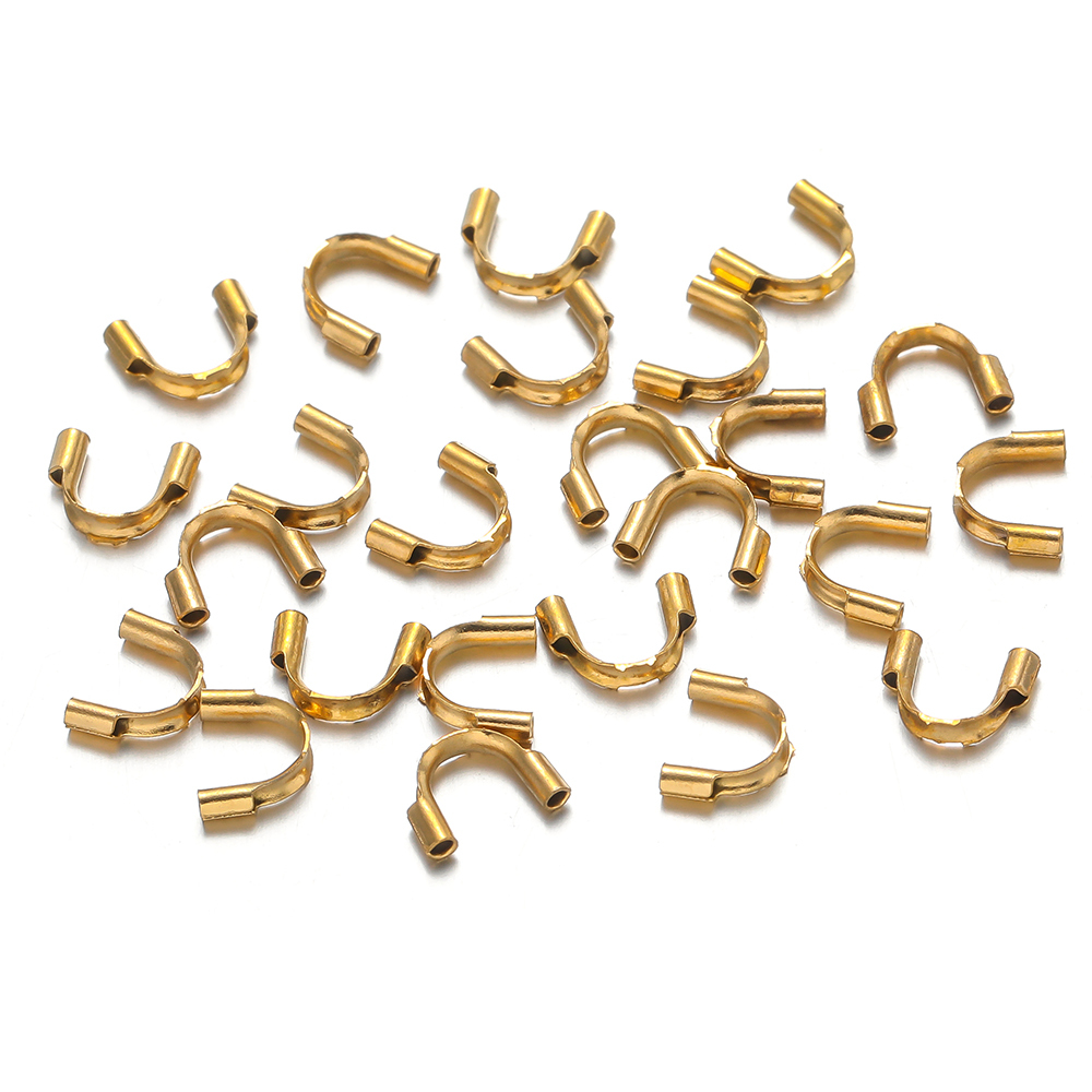 Jewelry Making Gold Wire - 50 Buah Pelindung Kawat Gesper Koneksi