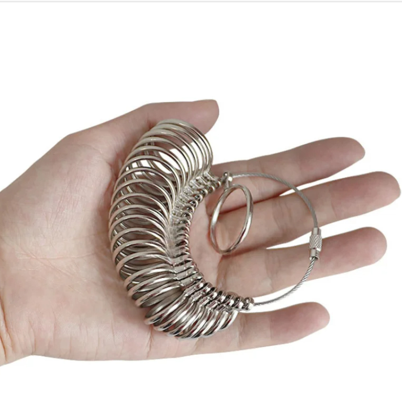 Jewelry Making Uk - Alat Ukur Ukuran Cincin Logam Profesional