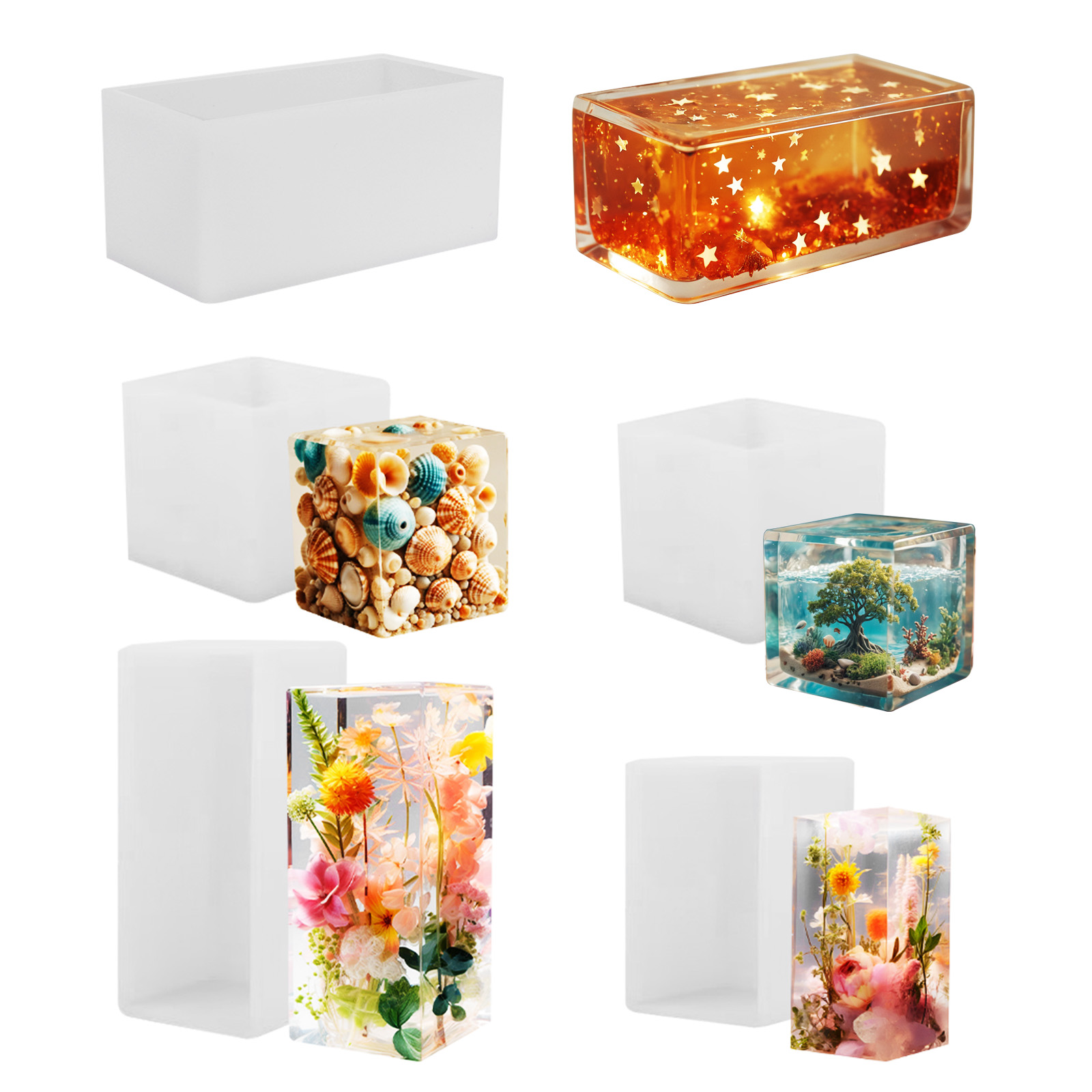 Resin Mold Jewelry - Cetakan Epoksi Cetakan Silikon DIY Cetakan