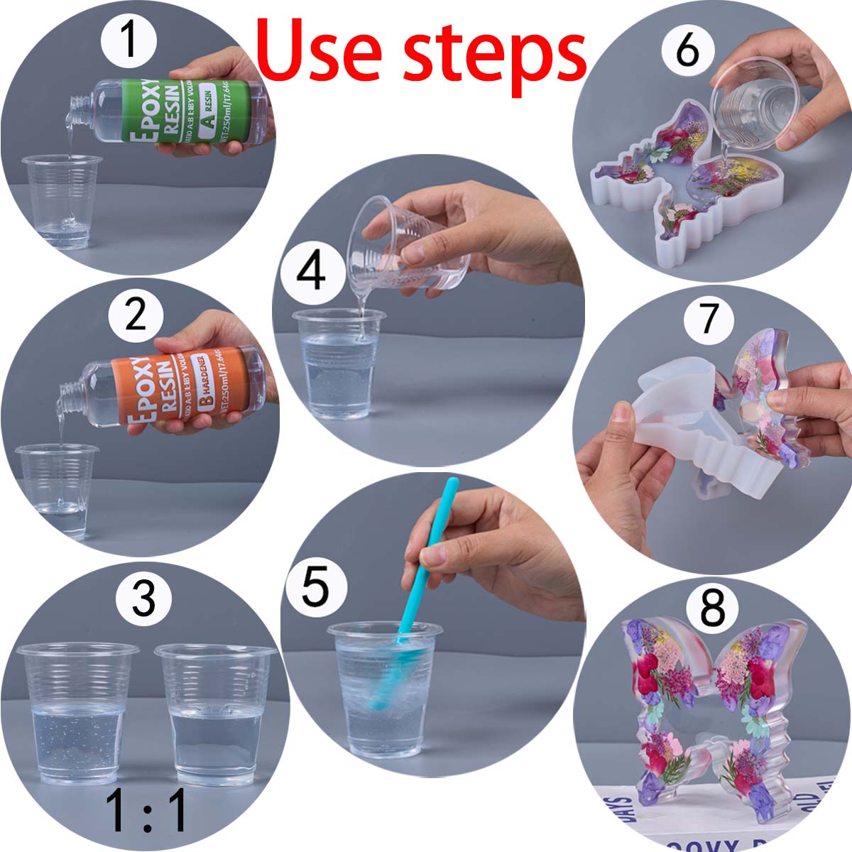 Kit Resin Epoksi Rasio 1:1 Ant - Resin Mold Jewelry ulasan dan harga