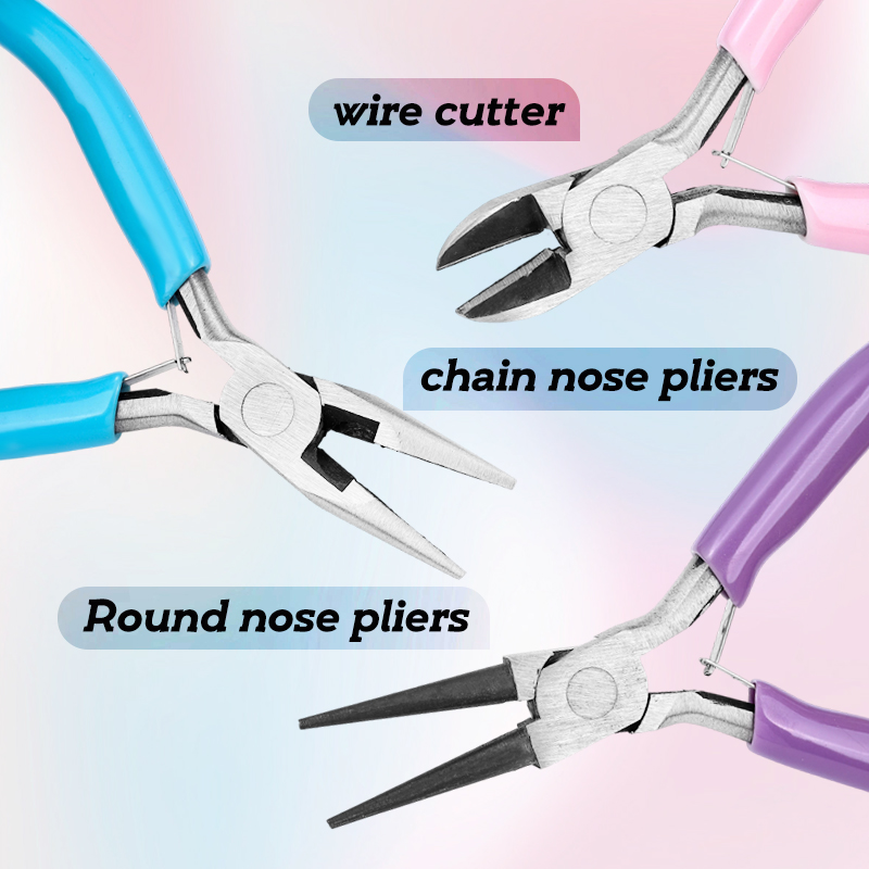 Set Tang Perhiasan Mini 3 Buah - Jewelry Making Needle Nose Pliers ulasan dan harga