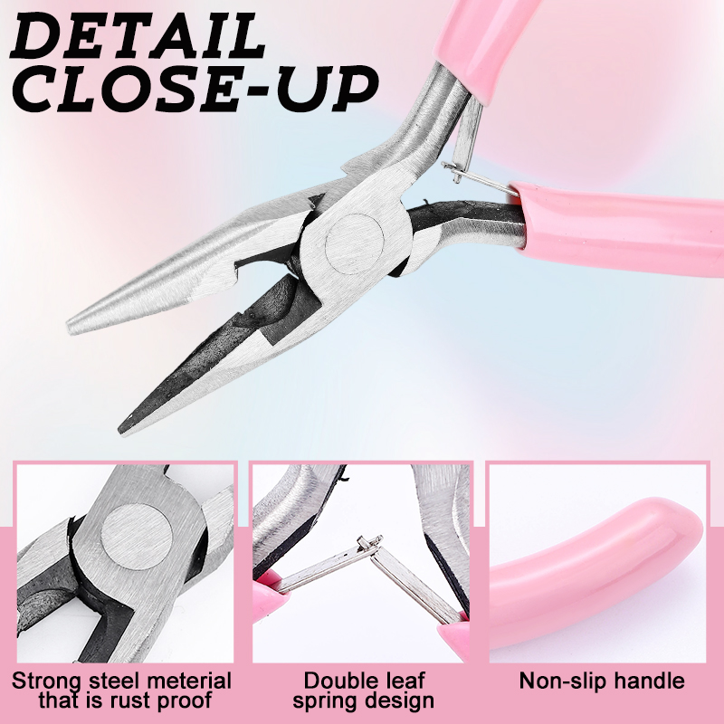 Set Tang Perhiasan Mini 3 Buah - Jewelry Making Needle Nose Pliers ulasan dan harga