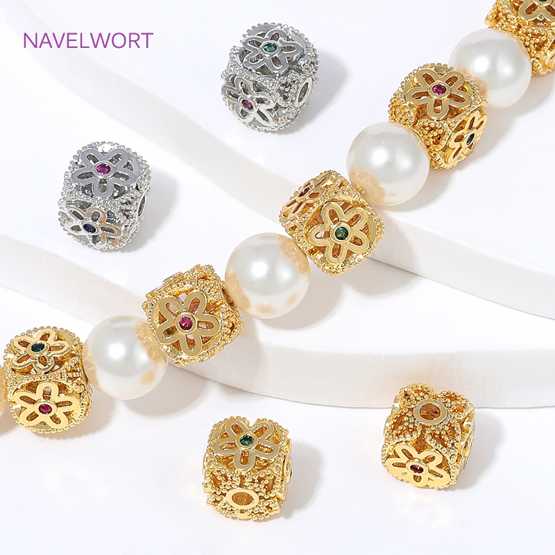 Manik-manik Spacer Berlapis Em - Jewelry Making Items ulasan dan harga