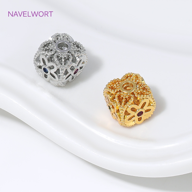 Manik-manik Spacer Berlapis Em - Jewelry Making Items ulasan dan harga