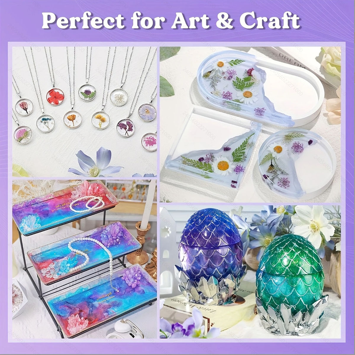 Kit Resin Pengecoran Jernih 12 - Resin Mold Jewelry ulasan dan harga