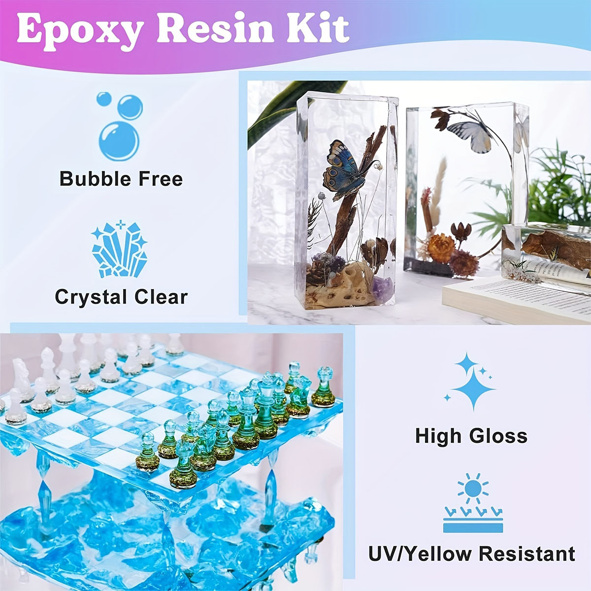 Kit Resin Pengecoran Jernih 12 - Resin Mold Jewelry ulasan dan harga