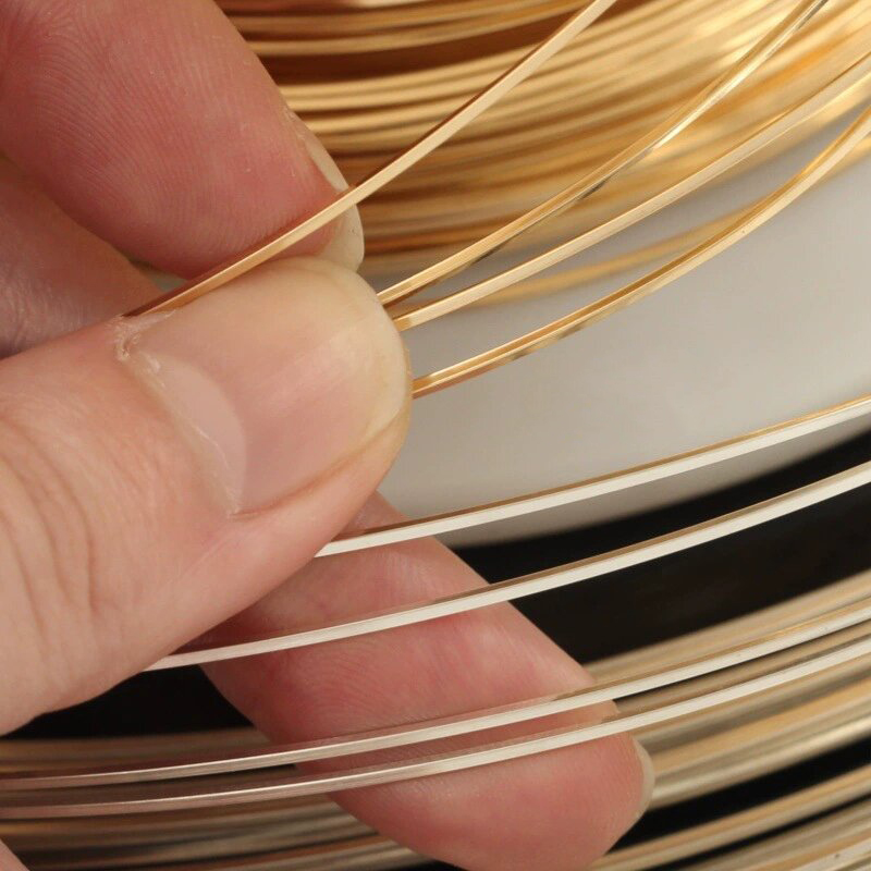 Kawat Persegi Terisi Emas 14K  - Jewelry Making Gold Wire ulasan dan harga