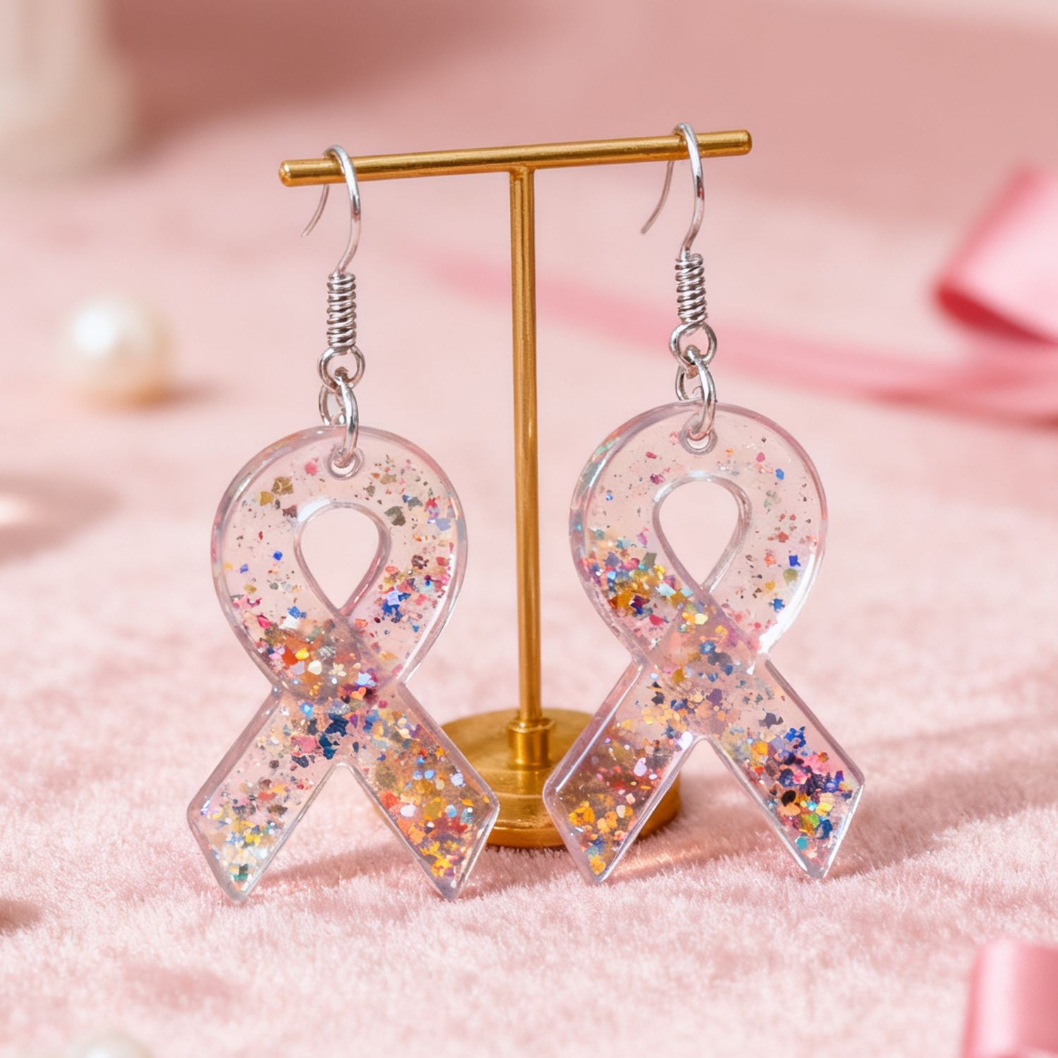 Cetakan Resin Anting Pita DIY, - Resin Mold Jewelry ulasan dan harga