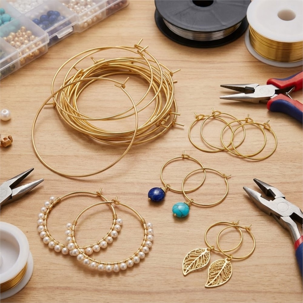 50Pcs 316 Stainless Steel 15 2 - Jewelry Making Gold Wire ulasan dan harga