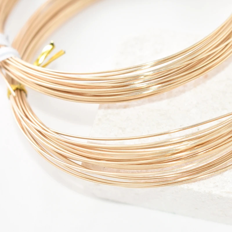 14K Emas Diisi Bulat Satu Mete - Jewelry Making Gold Wire ulasan dan harga