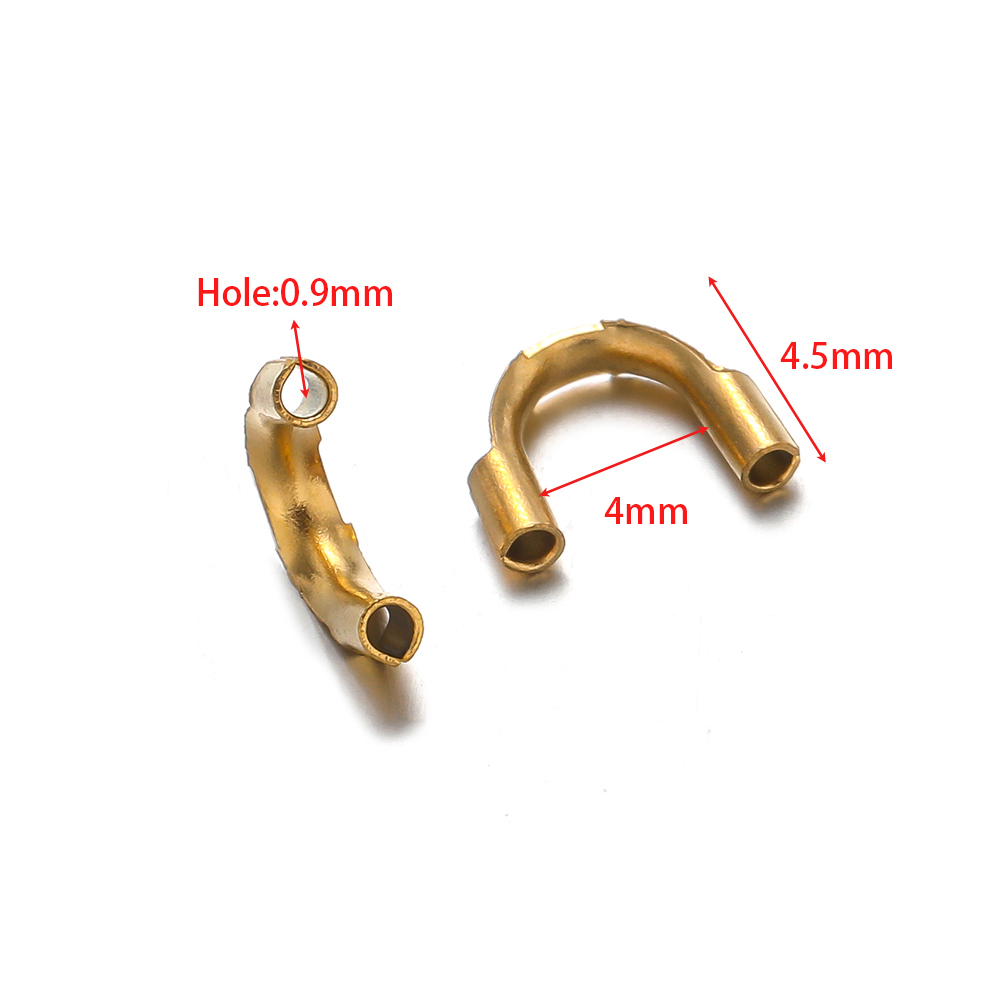50 Buah Pelindung Kawat Gesper - Jewelry Making Gold Wire ulasan dan harga