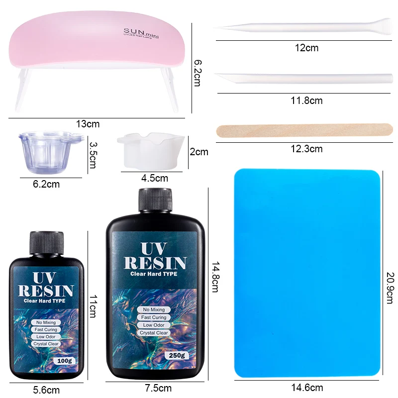 100g/250g Resin UV Bening Tipe - Resin Mold Jewelry ulasan dan harga
