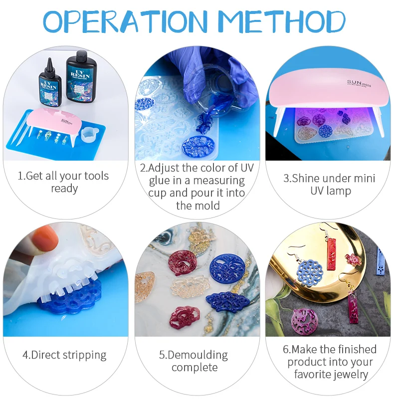 100g/250g Resin UV Bening Tipe - Resin Mold Jewelry ulasan dan harga