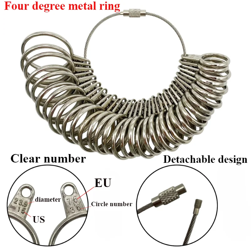 Alat Ukur Ukuran Cincin Logam  - Jewelry Making Uk ulasan dan harga