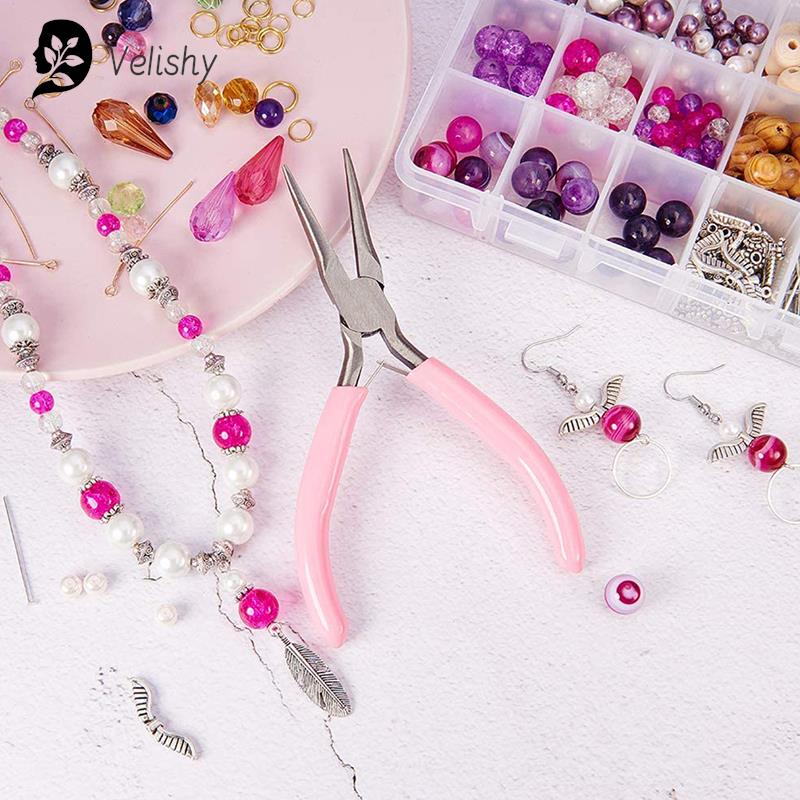 1 buah tang Mini Diagonal bula - Jewelry Making Needle Nose Pliers ulasan dan harga