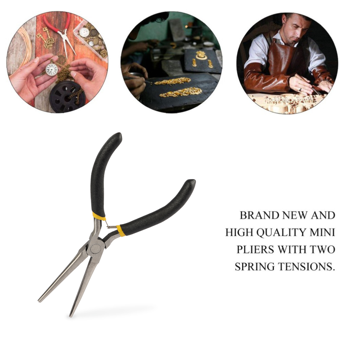 Tang Hidung Jarum Mini Baja Ka - Jewelry Making Needle Nose Pliers ulasan dan harga