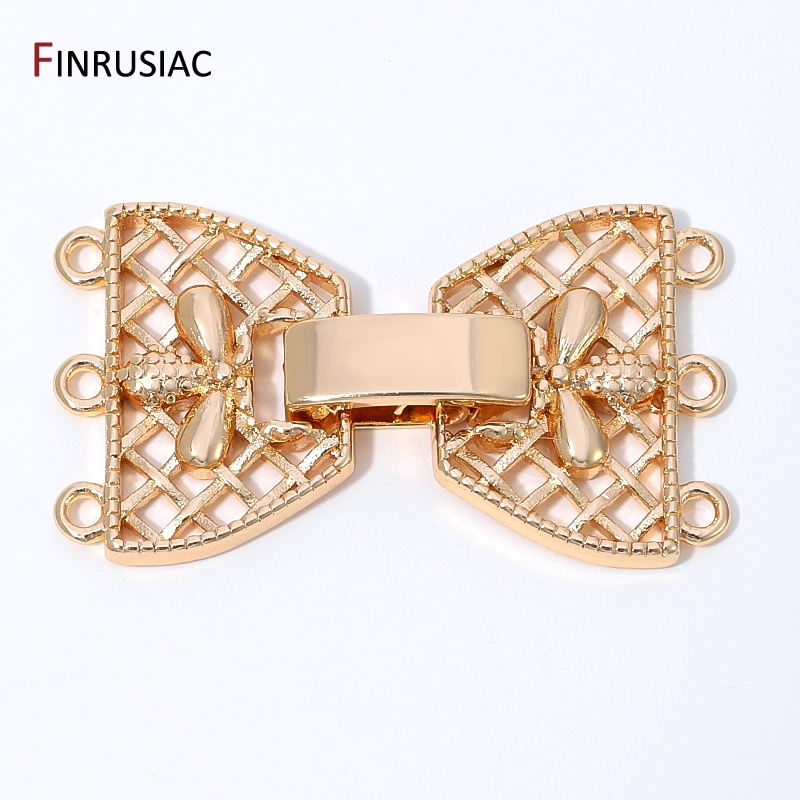 Konektor Kancing Mutiara 3 Bar - Jewelry Making Items ulasan dan harga