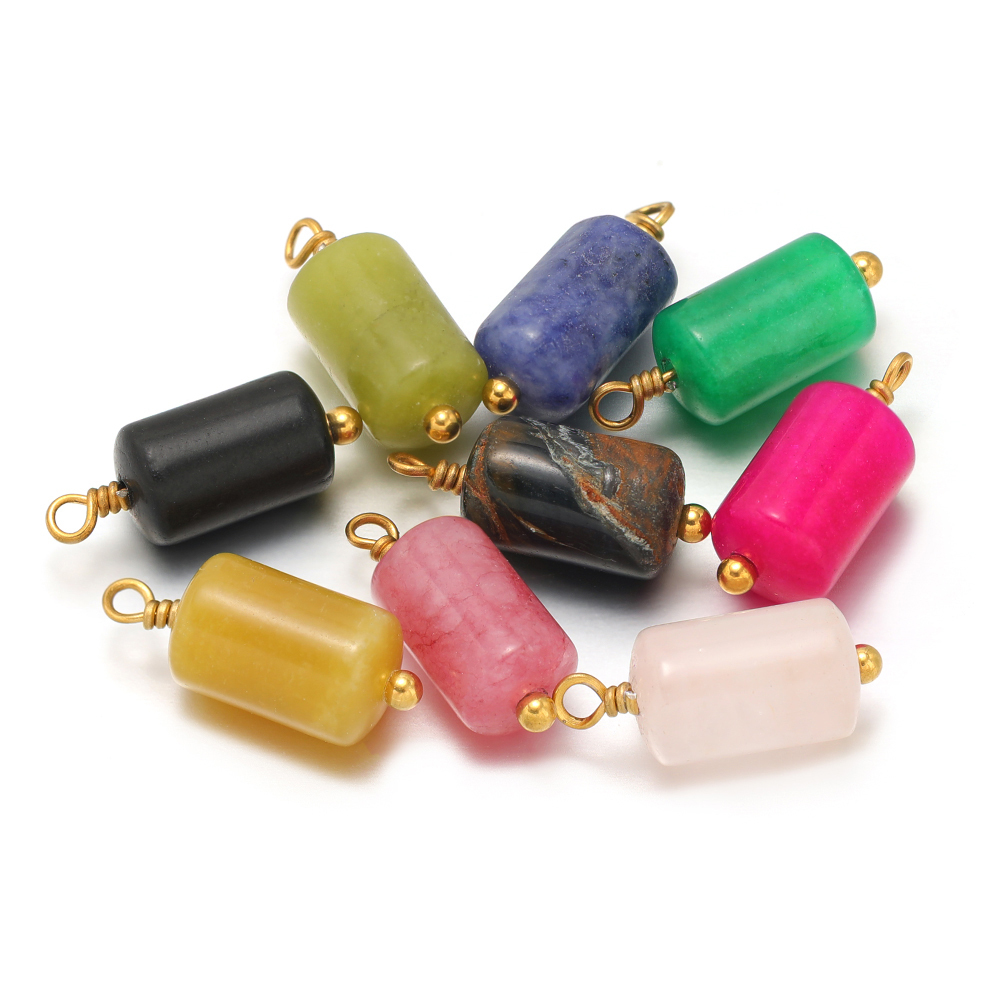 10 Buah Liontin Silinder Jimat - Jewelry Making Materials Wholesale ulasan dan harga