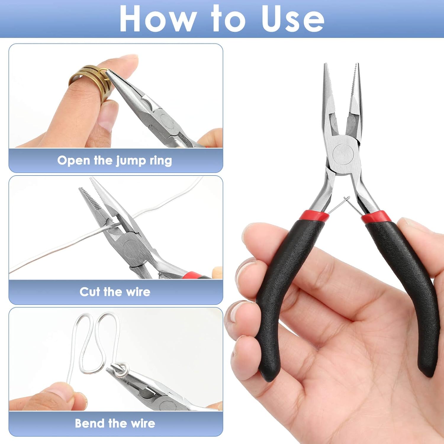 Tang Kombinasi Ujung Lancip Un - Jewelry Making Needle Nose Pliers ulasan dan harga