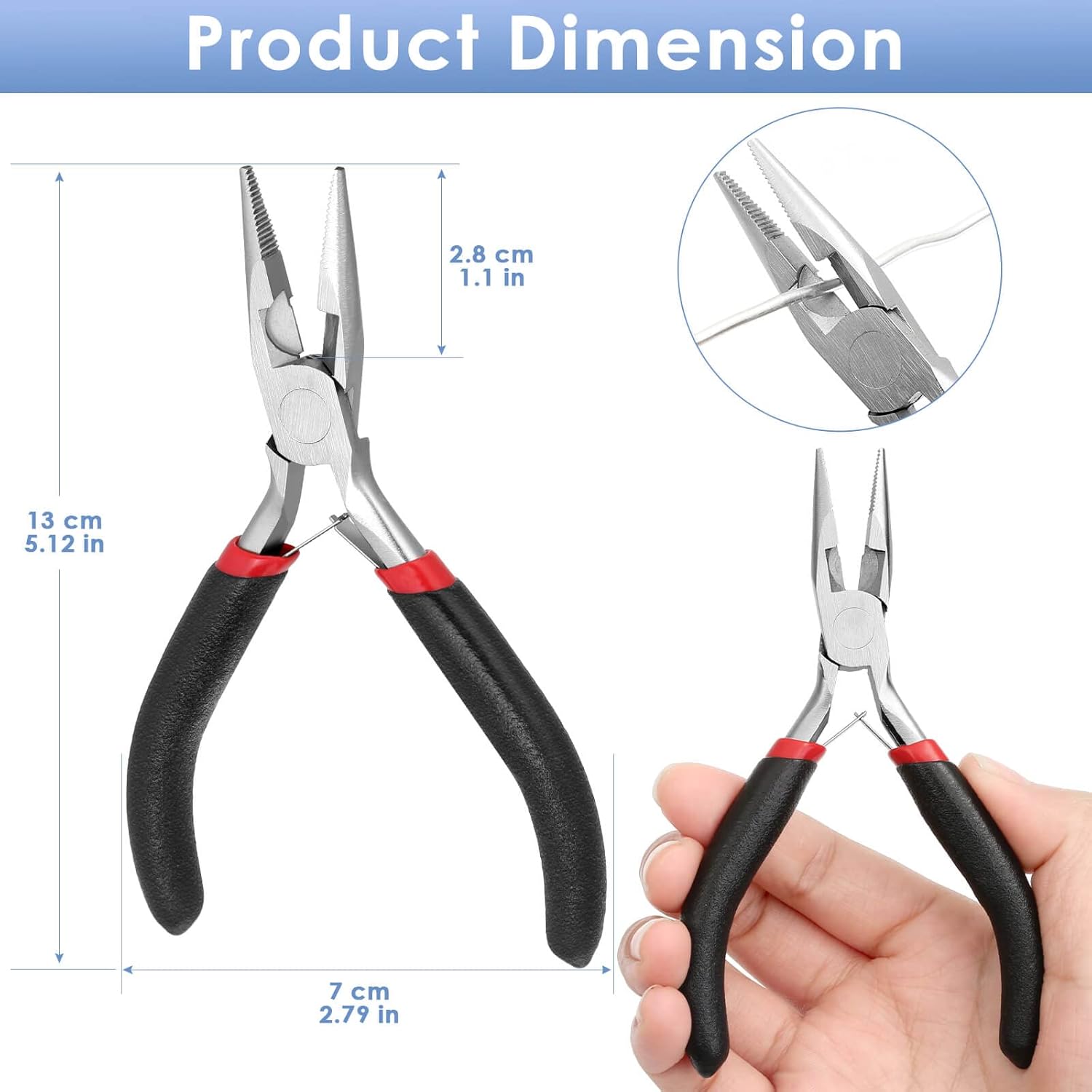 Tang Kombinasi Ujung Lancip Un - Jewelry Making Needle Nose Pliers ulasan dan harga